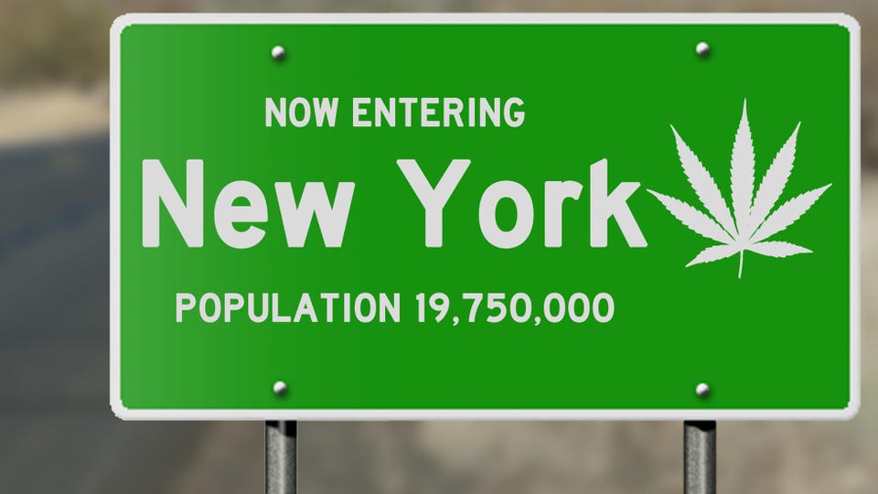 New York legalizza la marijuana a scopo ricreativo.